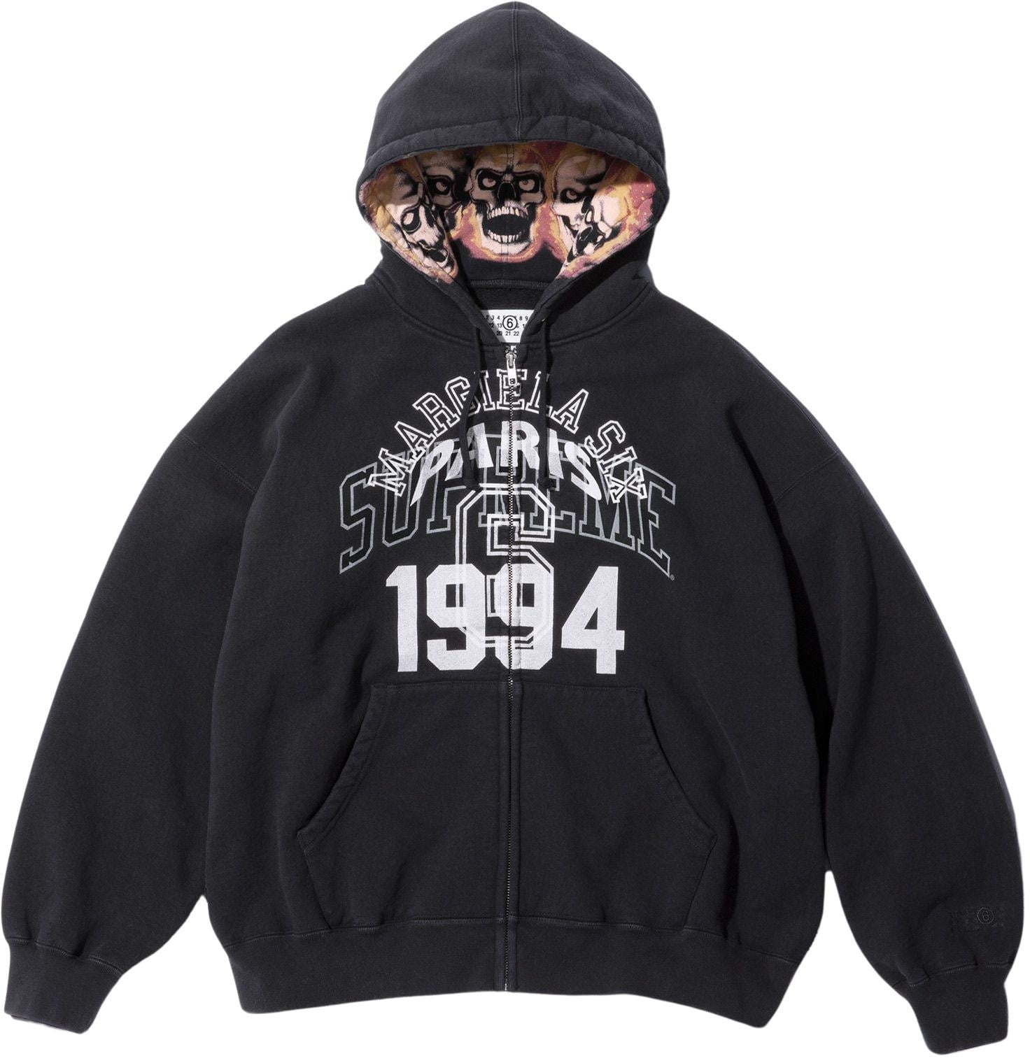 Supreme®/MM6 Maison Margiela Zip Up Hooded Sweatshirt view 6